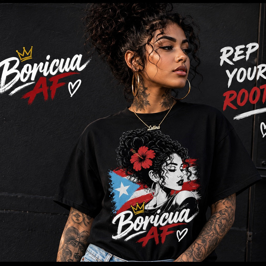 Boricua AF- Tshirt