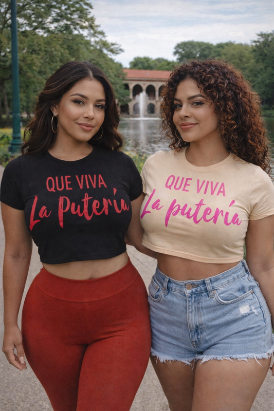 Que Viva La Puteria - Crop Tops